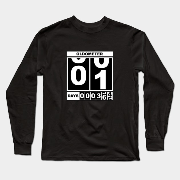 1st Birthday Oldometer Long Sleeve T-Shirt by mikepod